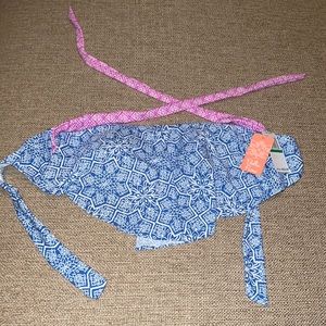 Bella Fiore ruffle bikini top NWT
